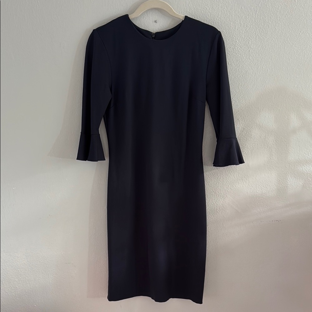 Banana republic, navy blue Dress with bell Sleeves